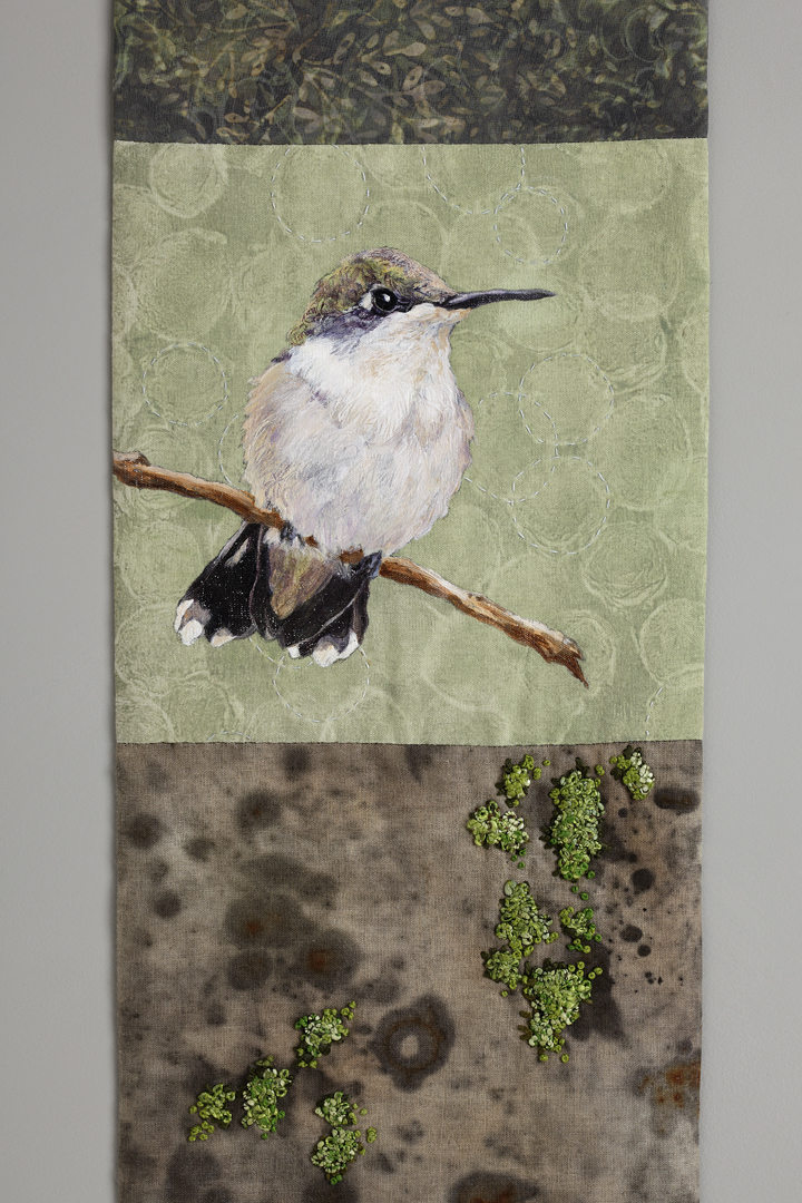 Mixed Media Fiber Wall Piece